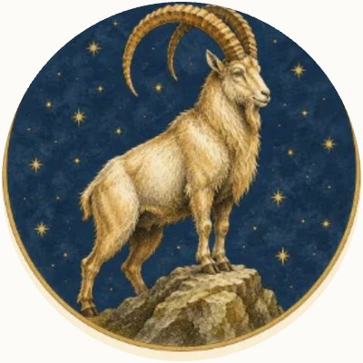 Capricorn medallion