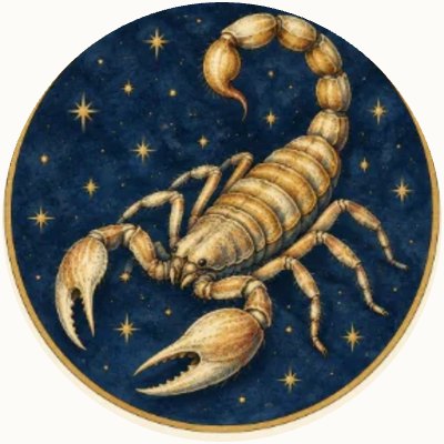Scorpio medallion