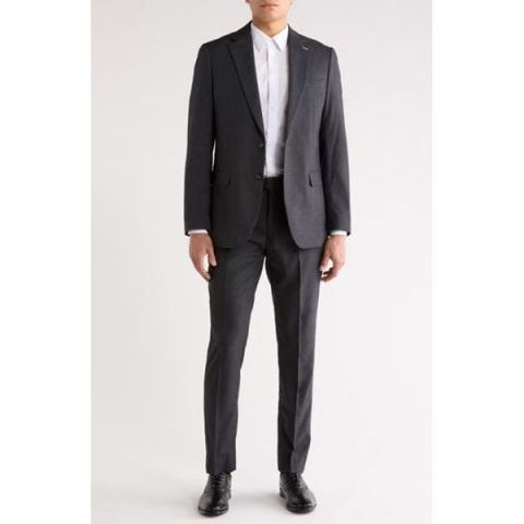 Scotch & Soda Classic Fit Windowpane Suit