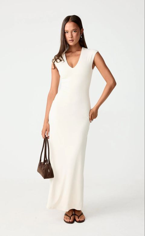 Charcoal Deka Maxi Dress (Chocolate)